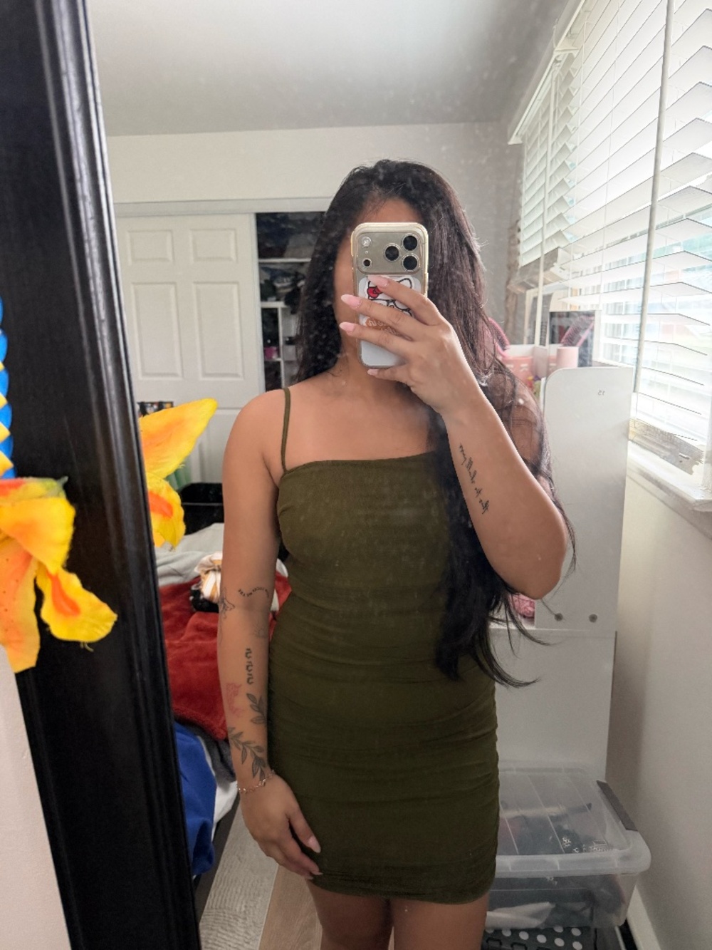 princess polly green mini dress